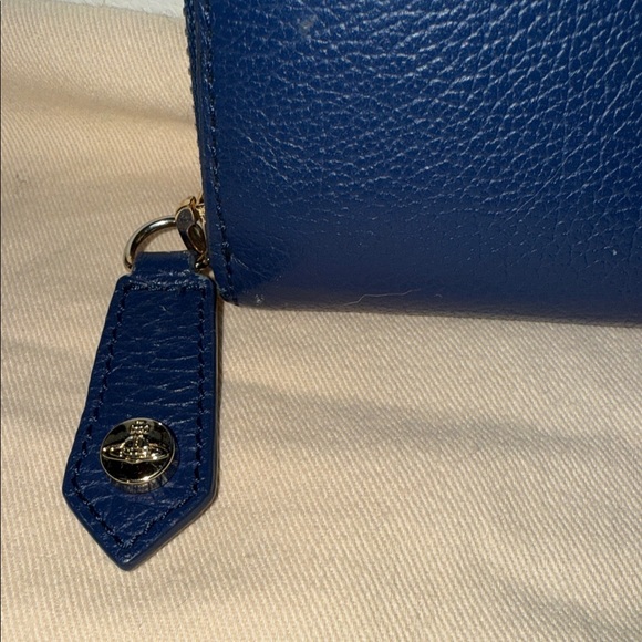 Vivienne Westwood Blue Leather Wallet - Picture 3 of 15